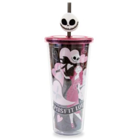 Disney Other - LAST ONE DISNEY THE NIGHTMARE BEFORE CHRISTMAS CARNIVAL CUP WITH LID AND STRAW
